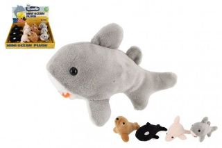 Obrázek z Mořské zvířátko plyš 10-12cm 4dr v krabičce (12) 